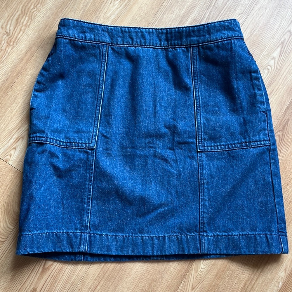 Biden Mini Denim Skirt